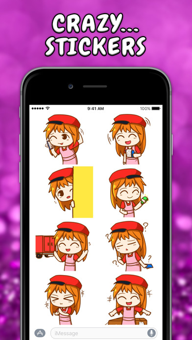 Redhead Stickers screenshot 2