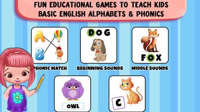 EduLand - Preschool Kids Learn English ABC Phonics screenshot 2