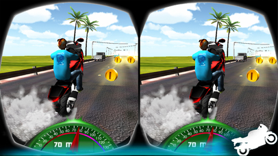 VR Race Moto GP. Crazy bike stunts virtual Reality screenshot 2