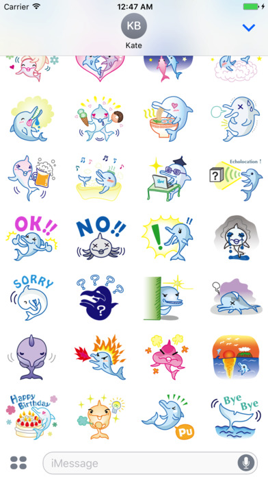 Stickers Dolphin Pro screenshot 2