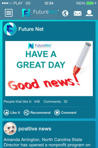 FutureNet your social app screenshot 3