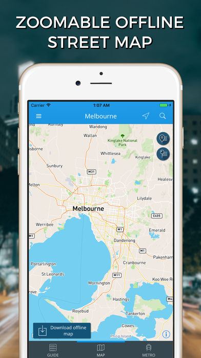 Melbourne Travel Guide with Offline Street Map screenshot 4