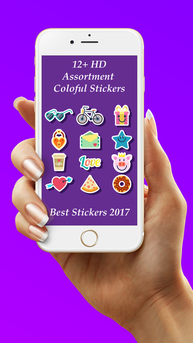 Assortment Colorful Stickers - TOP NEW 2017 screenshot 2