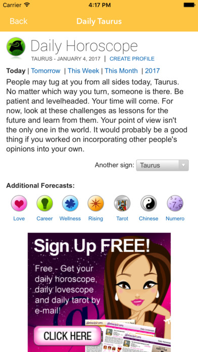 Daily horoscope - Daily Zodiac Astrology & Tarot screenshot 3
