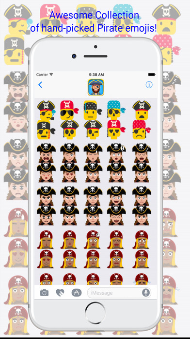 PirateMoji - Various Pirate Emojis Keyboard screenshot 3