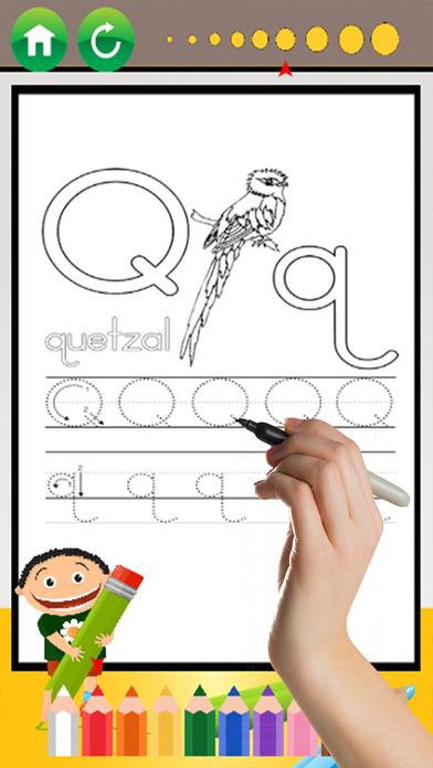 ABC Easy Coloring Book Pages For Kids & Adults screenshot 3
