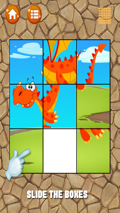 Dinosaur Slide Puzzle For Kids screenshot 3