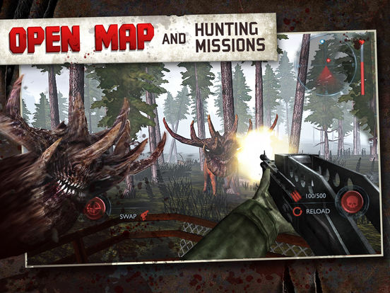 Dead Forest Zombie Deer Hunter для iPad