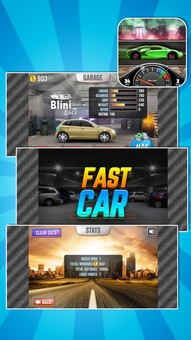 Car games: Fast Cars screenshot 3