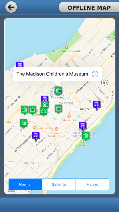 Madison Offline City Travel Guide screenshot 3