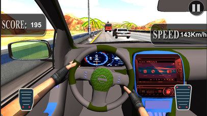 Asphalt Race in Car : A Dashboard view Drive 2017 screenshot 4