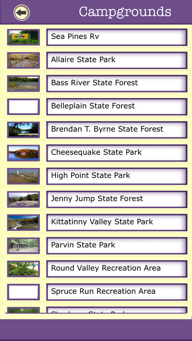 New Jersey Camping & Hiking Trails,State Parks screenshot 2
