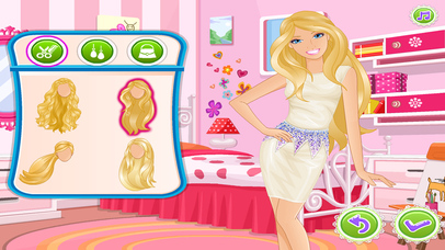 公主设计蕾丝裙子 - 女孩免费爱玩游戏 screenshot 2