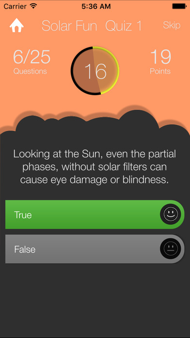 Solar Eclipse USA Quiz Game screenshot 4