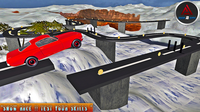 Stunt Car : Real Snow Racing-Pro screenshot 2