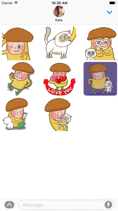 Mexican Mushrooms - Animated Gif Stickers screenshot 2
