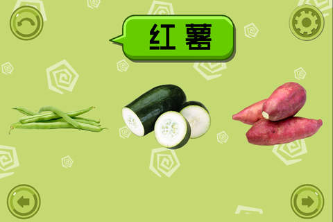宝贝计划® - 宝宝识蔬菜 - 幼儿园启蒙教育识图卡 screenshot 4