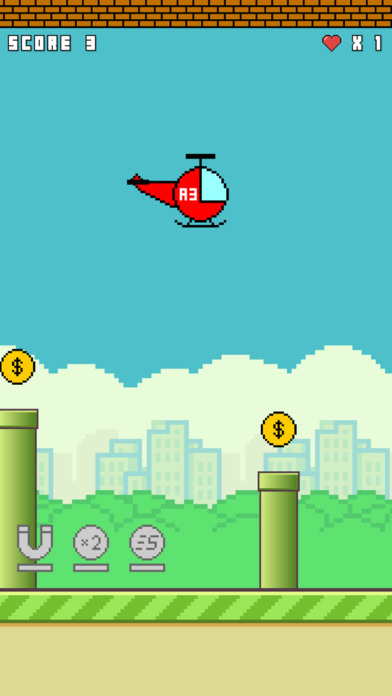 Flappy Copter. screenshot 2