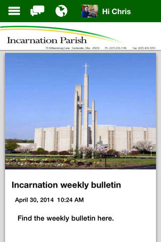 Church of the Incarnation Ohio screenshot 2
