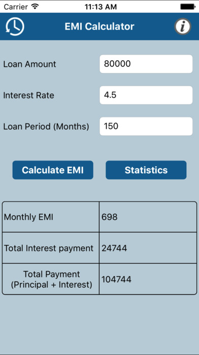 Smart EMI Calculator - Loan & Finance Management screenshot 2