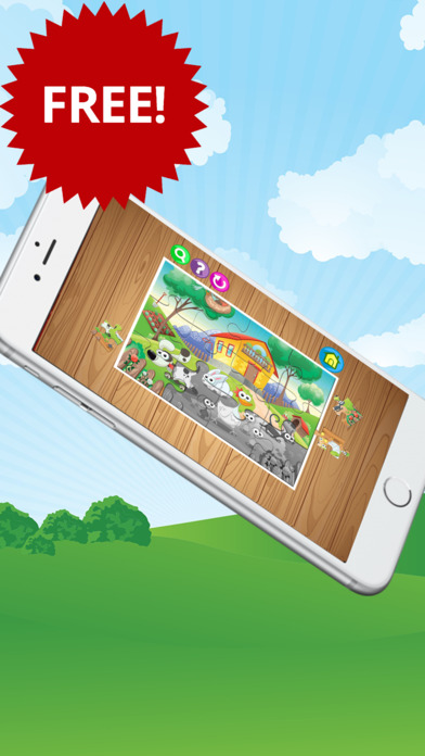 Farm and animals jigsaw puzzle for kids screenshot 4