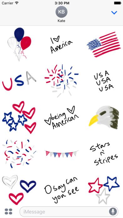 America Nation Sticker - USA Stickers for Photos screenshot 2