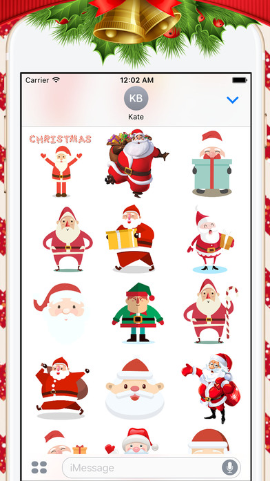 Happy Santa Claus Stickers screenshot 2