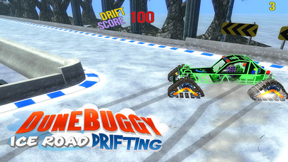 Dune Buggy Ice Road Drifting - 3D Racing Game screenshot 2