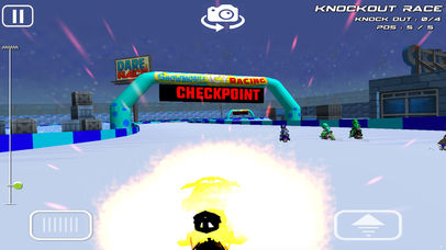 Snowmobile icy racing - Snowmobile racing 4 Kids screenshot 4