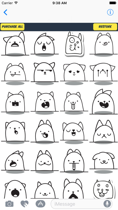 Manga Cat Stickers - Manga Cat Emoji Set screenshot 3
