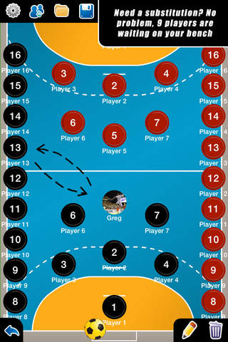 Coach Board for Handball FREE Sports Handball Free