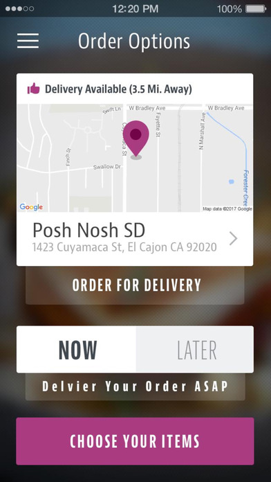 Posh Nosh screenshot 2