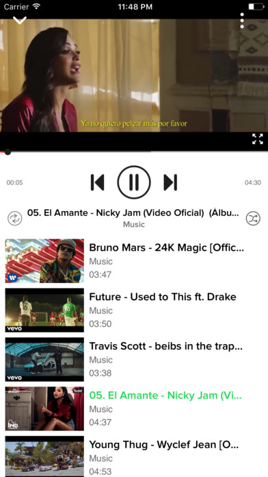 iPlayer Music - Free Videos Music Player screenshot 2