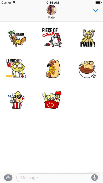 Food Fights - Animated Sticker Pack screenshot 2