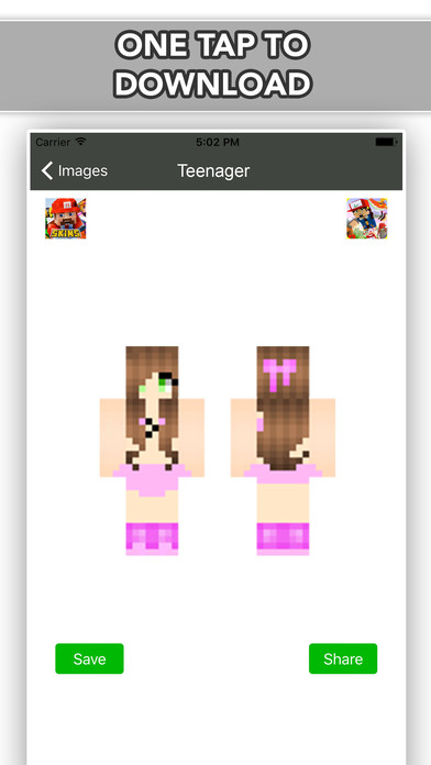 BEST Teenager Boy & Girl Skins For Minecraft PE screenshot 3