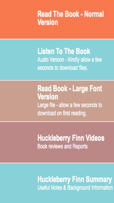 The Adventures of Huckleberry Finn - Audio & Text screenshot 2
