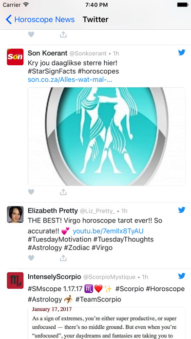Horoscope News with notifications FREE screenshot 2