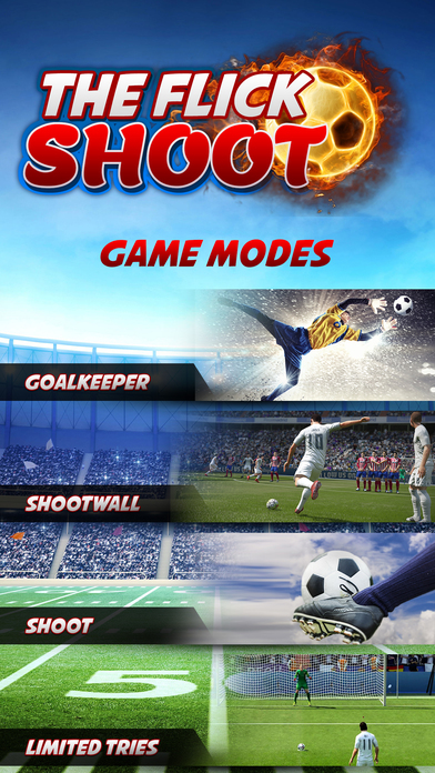 Flick Soccer shoot challenge screenshot 2
