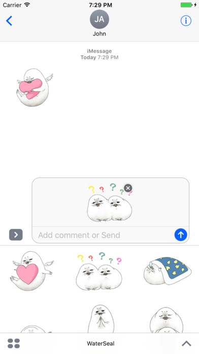 Water Seal Animated Stickers screenshot 4