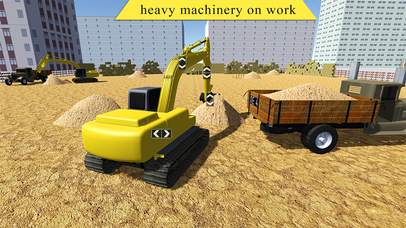Heavy Real Sand Excavator Simulator 3d screenshot 2