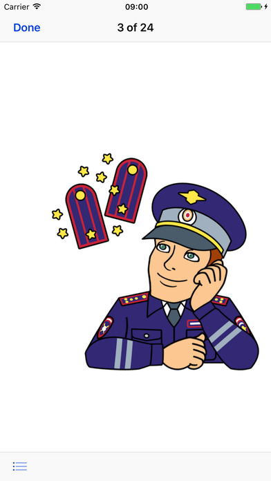 Police – stickers for iMessage screenshot 2