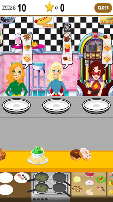 Page Superheroes Restaurant Games Version screenshot 2