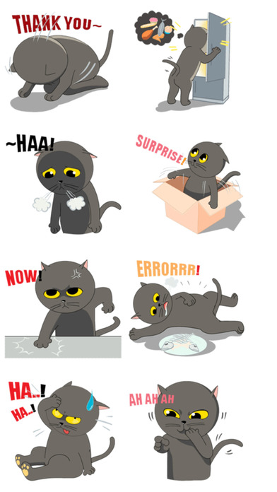 Smart Cat Stickers screenshot 4