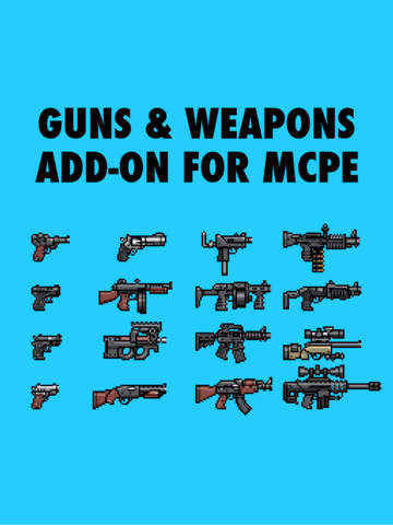 Weapons & Guns Add-On for Minecraft PE (MCPE) screenshot 2
