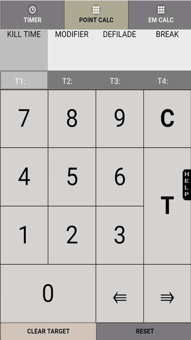 Gunnery - Timer and Calculator screenshot 2