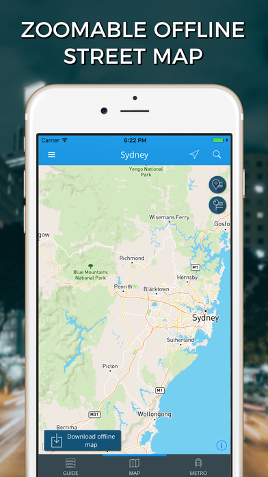 Sydney Travel Guide with Offline Street Map screenshot 4