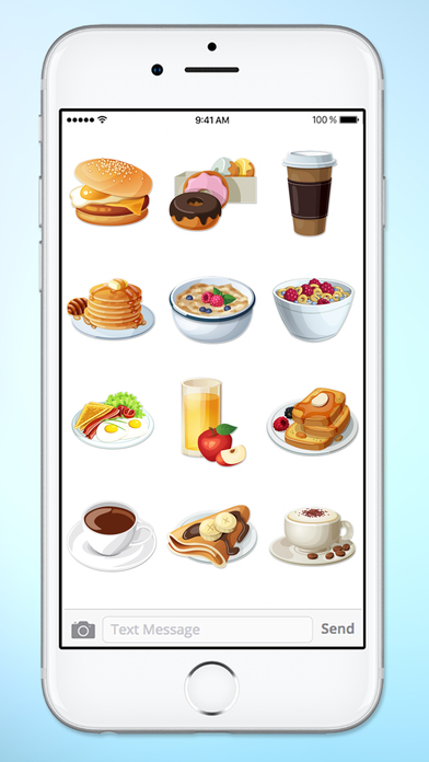 Breakfast and Brunch Food Sticker Pack screenshot 3