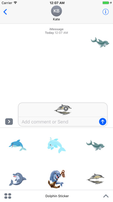 Dolphin Sticker - Funny Chat Stickers screenshot 2