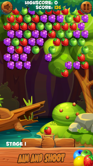 Forest Fruit Shooter screenshot 2
