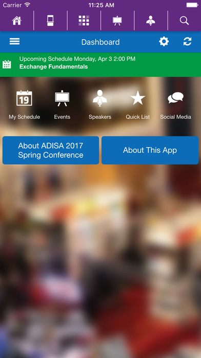 ADISA Conferences screenshot 2